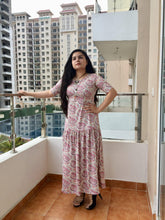 Printed Satin Dress